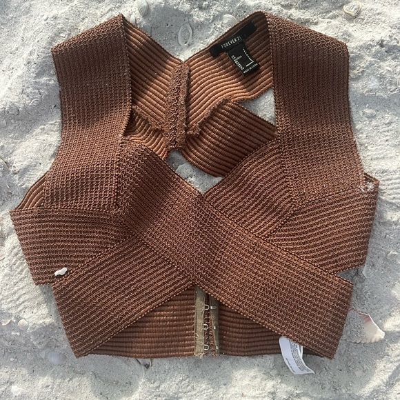 Forever 21 Tops - Brown bustier